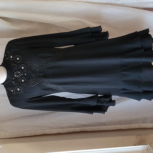 Free People Cocktail Dress Size S Black Lined Sheer fabric - not seen through 🙂 - Picture 1 of 8